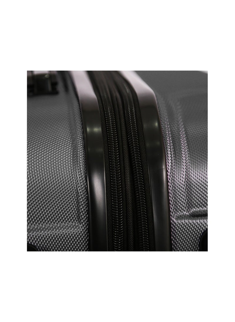 GIORDANO Giordano Hardshell 28-Inch Checked Luggage,Black  - Image 5