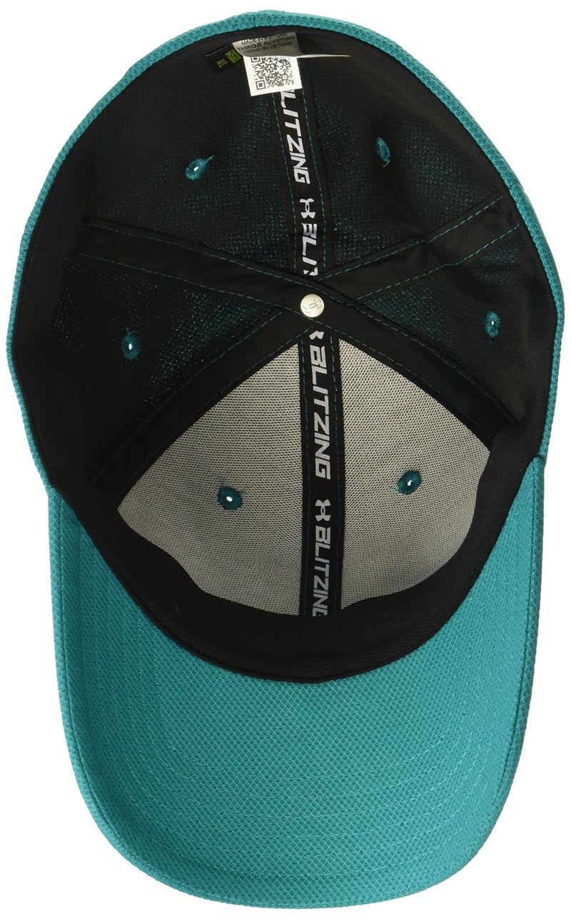 Under Armour Men's Blitzing 3.0 Cap, (452) Cerulean/Cerulean/Halo Gray, Small/Medium - Image 2