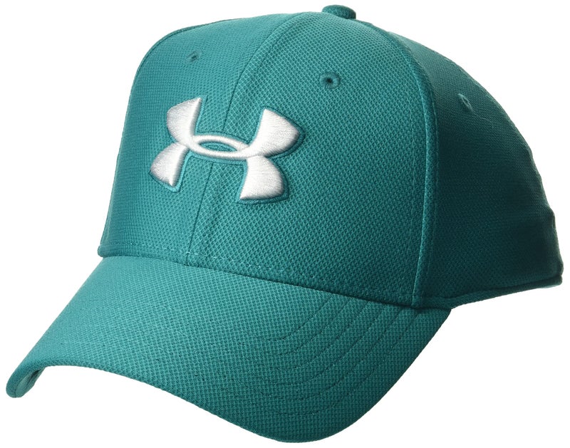 Under Armour Men's Blitzing 3.0 Cap, (452) Cerulean/Cerulean/Halo Gray, Small/Medium - Image 3