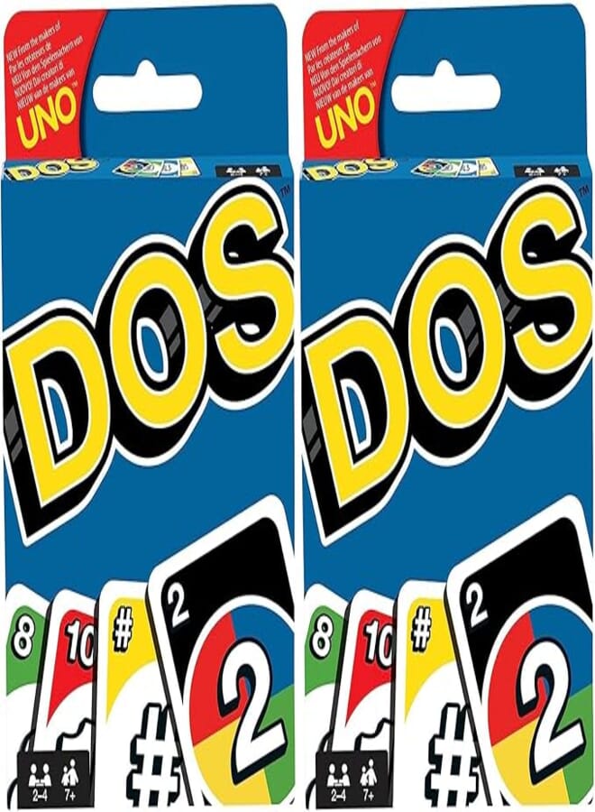 Mattel Games Uno Dos Card | Pack of Two