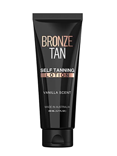 Existing Beauty Bronze Tan Self Tanning Lotion Luxurious Vanilla Self Tanner for Face Body No Color Guide Sunless Tanner for a Natural Glow Hydrating Formula StreakFree Sunless Tan 200ml676 fl oz
