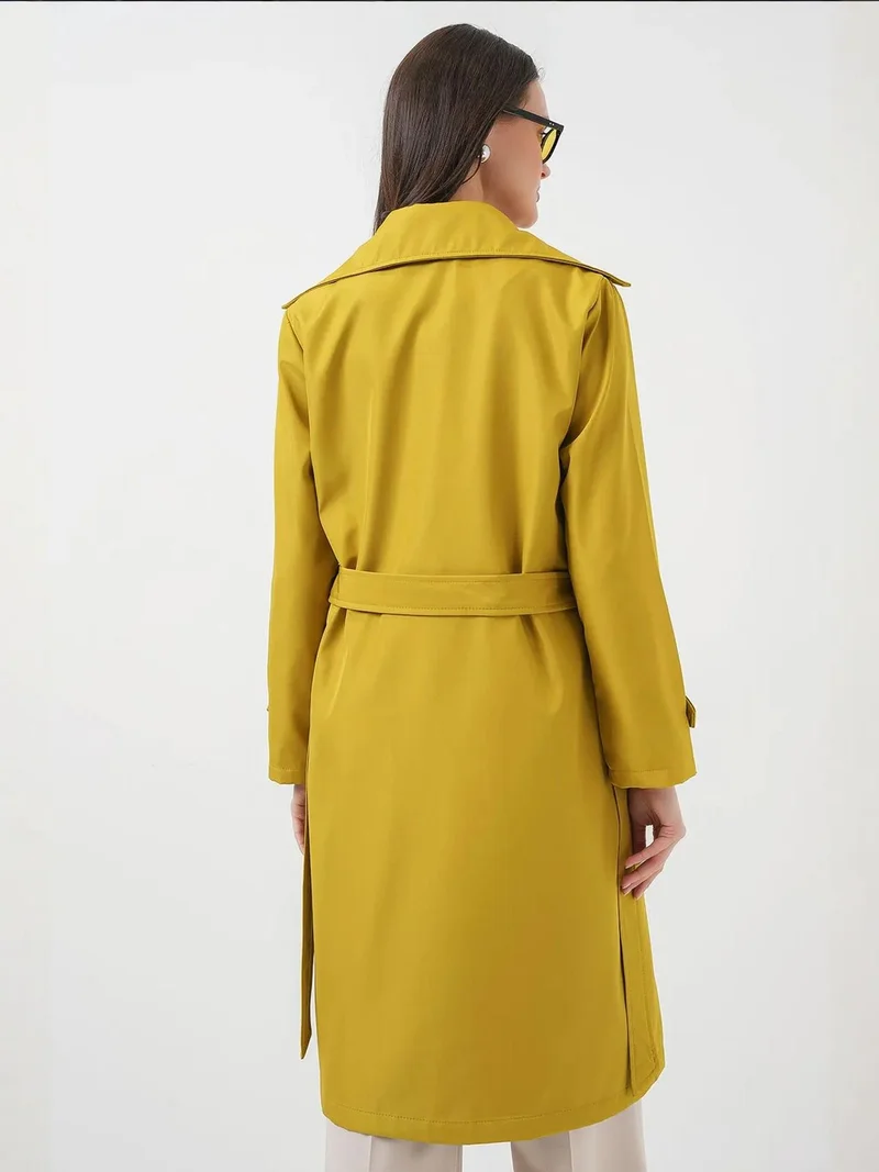 BIG DART BDART Double Breasted Long Trench Coat