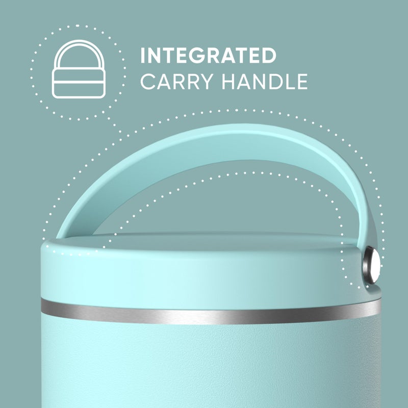 Hydrapeak 32oz Stainless Steel Vacuum Insulated Thermos Food Jar | Thermos for Hot Food and Cold Food, Wide Mouth Leak-Proof Soup Thermos for Adults, 10 Hours Hot and 16 Hrs Cold (Navy) - Image 2