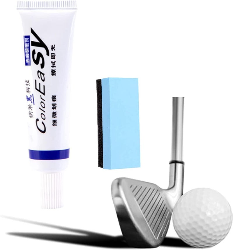 woobles Instant Golf Club Scratch Remover,Effectively Remove Scratch from Golf Club,Golf Club Cleaner, Golf Clubs Renovate Kit,Golf Club Cleaning Agent with Sponge - Image 1