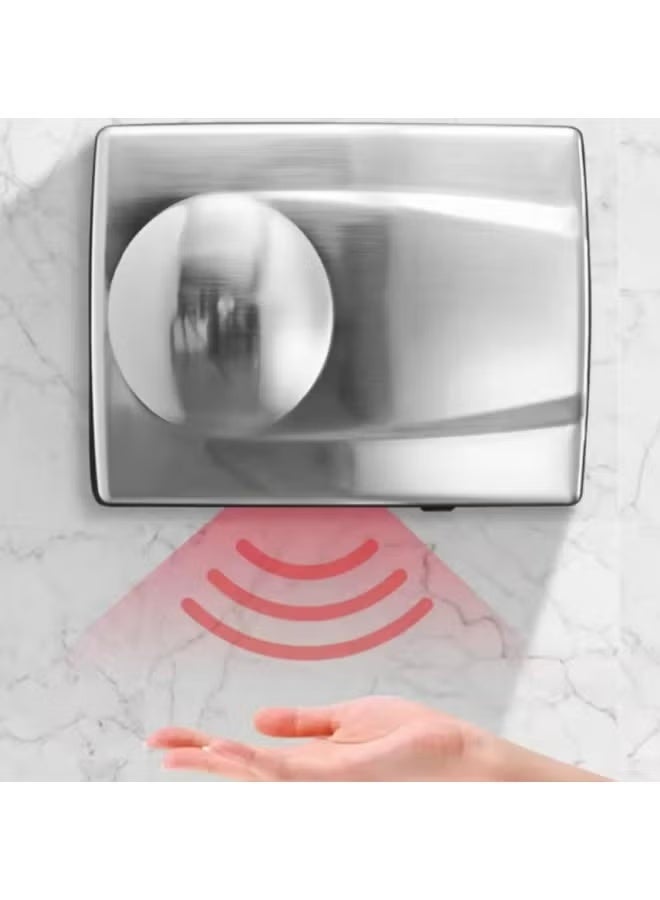 LC Automatic Hand Dryer 1300W – Wall Mounted Stainless Steel Hand Drying Unit - Image 2