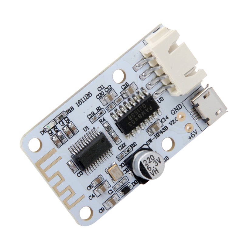Power Amplifier Board: Mini Size DC 5V Micro USB Interface - Hi-Fi Sound Quality BT Amplifier Board for 4~8 Ohm Speakers - Image 4