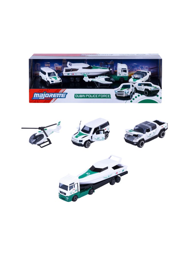 Majorette Dubai Police Force Pack Die Cast – Gift Pack - Super Car's (1:64 Scale) – Die-Cast Toy Car for Kids & Collectors - Image 1