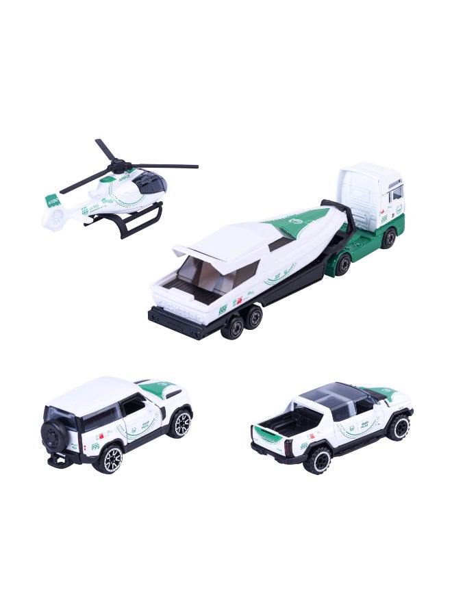 Majorette Dubai Police Force Pack Die Cast – Gift Pack - Super Car's (1:64 Scale) – Die-Cast Toy Car for Kids & Collectors - Image 4
