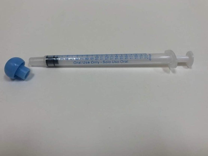 Easy Glide 1ml 1cc Oral Syringe, Luer Slip, Caps Included, Great for Oral Medicine and Home Care, 10 Count - Image 2