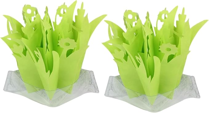 4 Pcs Non Electric Humidifier Simulation Plants For Reptile Terrarium Tortoise Pets 20x18cm As Shown - Image 1