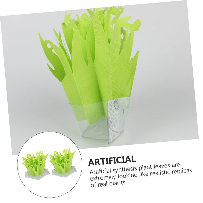 4 Pcs Non Electric Humidifier Simulation Plants For Reptile Terrarium Tortoise Pets 20x18cm As Shown - Image 5