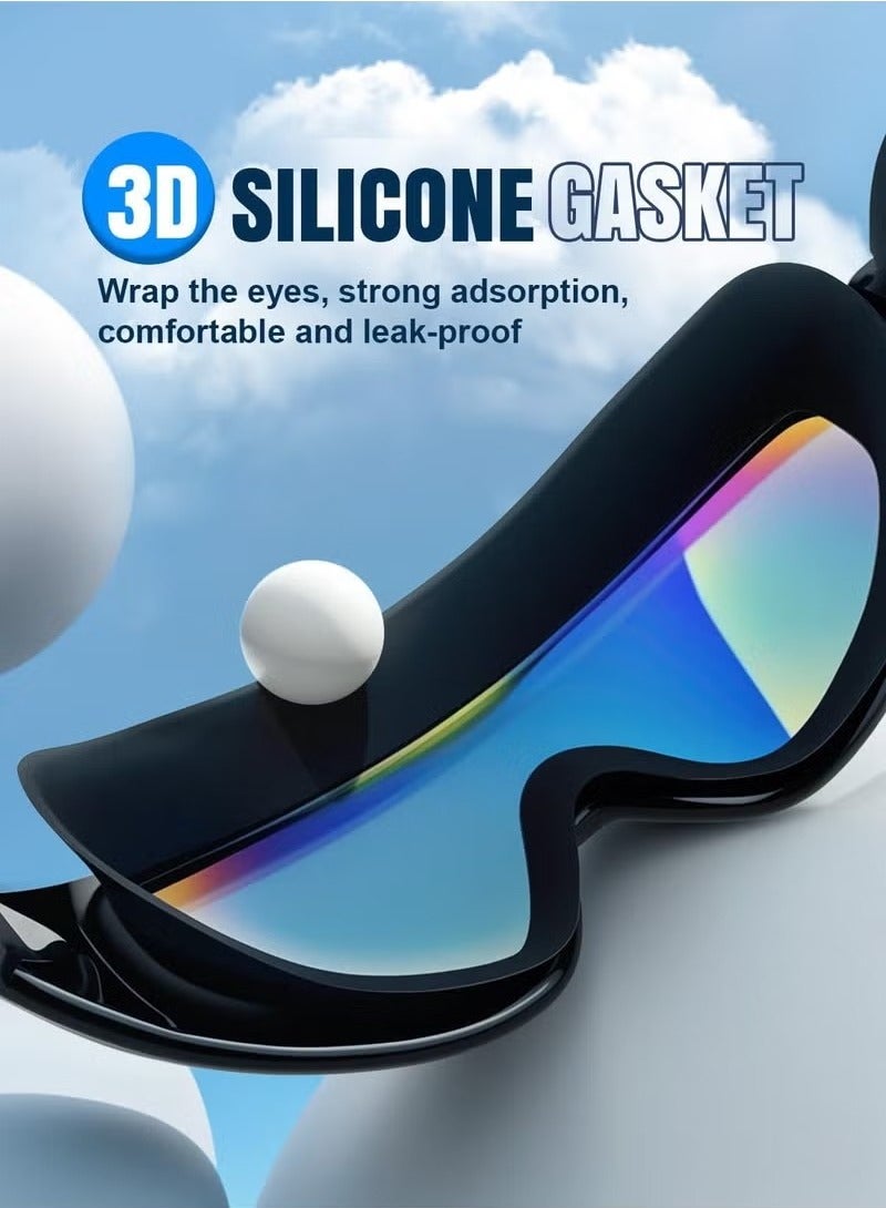 JWSISSIE Waterproof Swimming Goggles, UV Protection, Anti-fog and Anti-leak Swimming Goggles with Ear Plugs and Nose Clip, 180° Field of View, Suitable for Men, Women, Adults and Teens (2 Pack) - Image 4