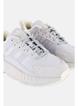 adidas Originals Kids Girl Zx 22 Lace Up Outdoor Sneaker Shoes, Grey  - Image 3