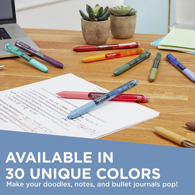 Paper Mate InkJoy Gel Pens, Medium Point, Black, 4 Count - Image 4