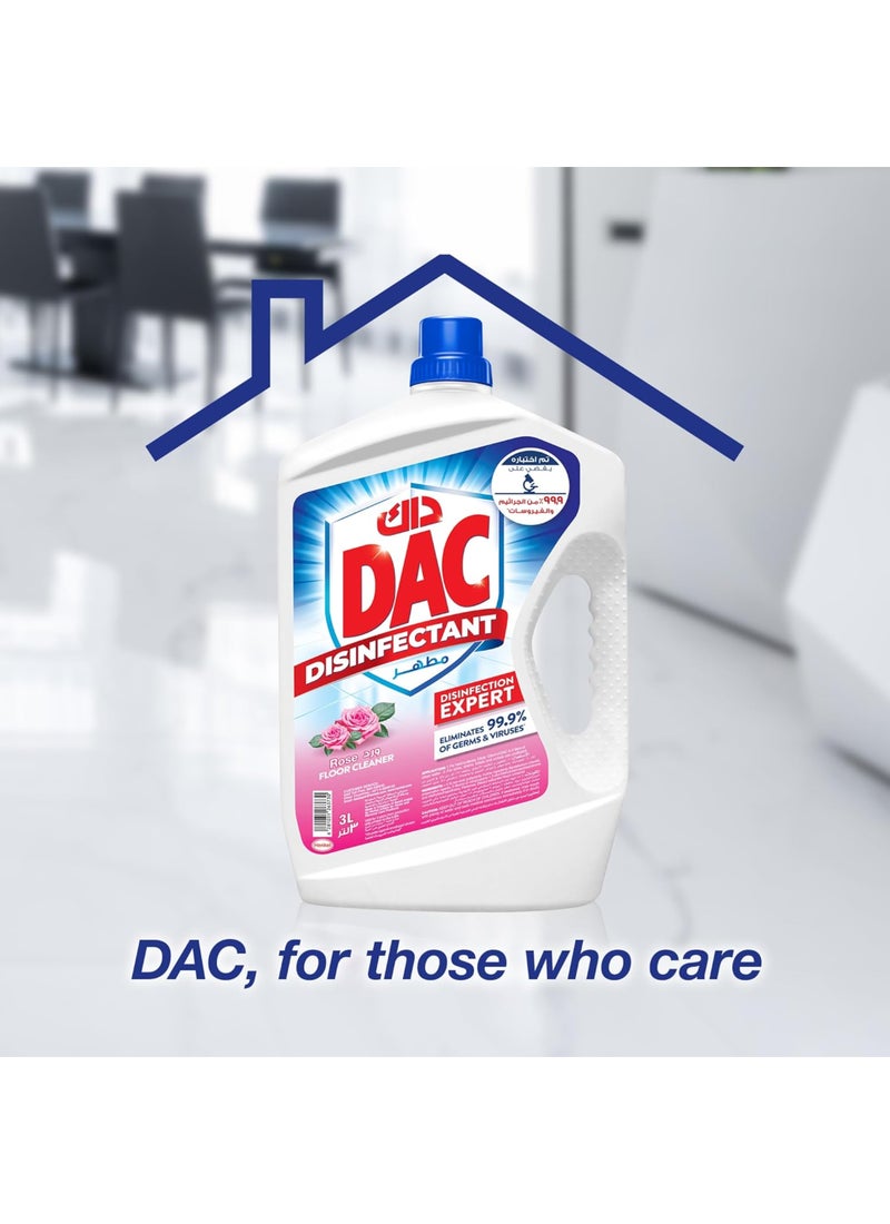 Dac Disinfectant With Total Protection Rose And Floral 2.9LX2 - Image 2