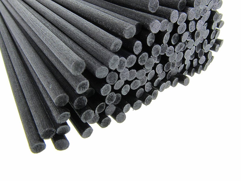 Resafy Reed Diffuser Sticks, Jecnovo Pack of 100 Fiber Sticks with Handmade Linen Bag, Safe and Non-Toxic, 9 Inches Long 3mm Diameter Aromatherapy Diffusers for Home, Spa and Office(Black) - Image 3