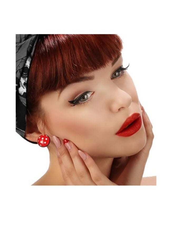 ILovhaprty - 6 Pack Retro Hippie Accessories, Flapper Great Accessories Set Chiffon Scarf Cat Eye Glasses Bandana Tie Headband Earrings - Image 1