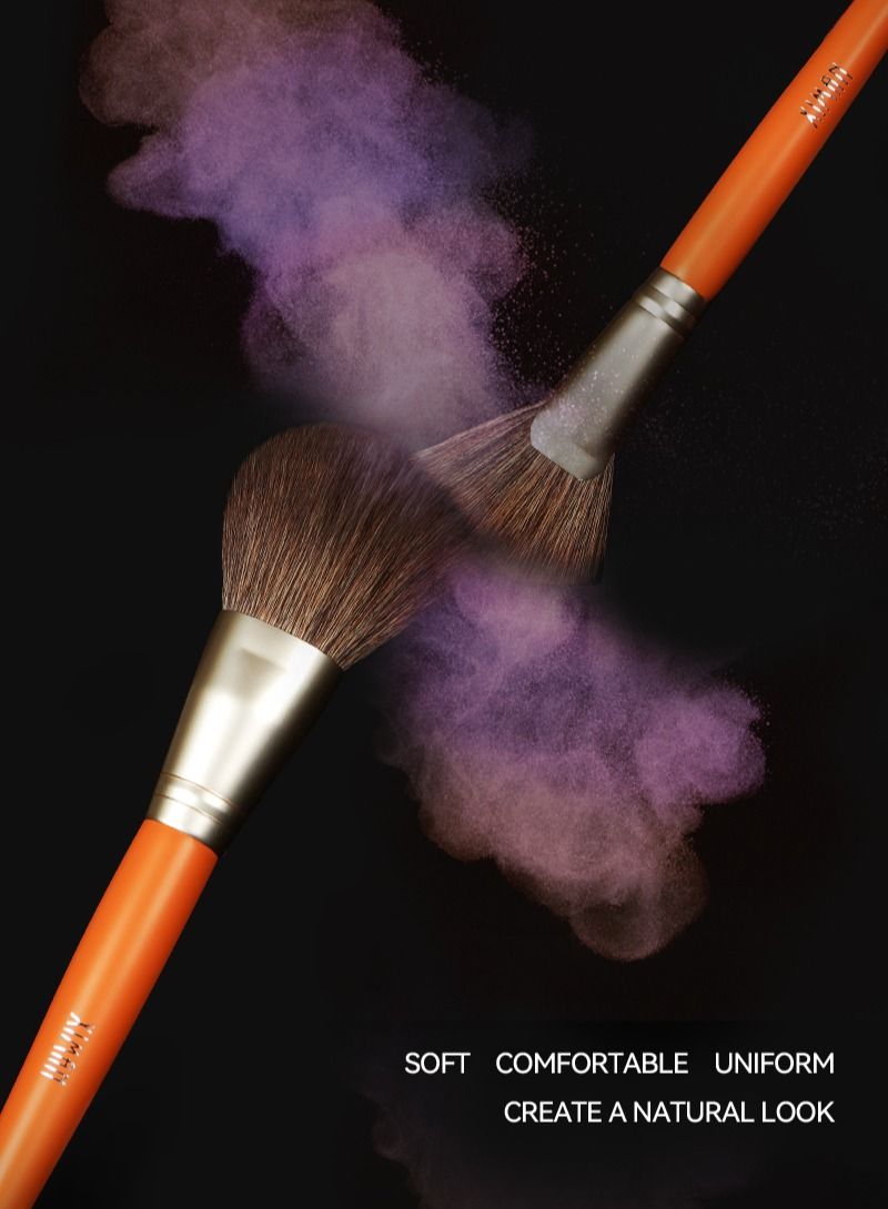 Sharpdo Imitation squirrel hair water-based paint makeup brush set of 14 brushes - Image 3