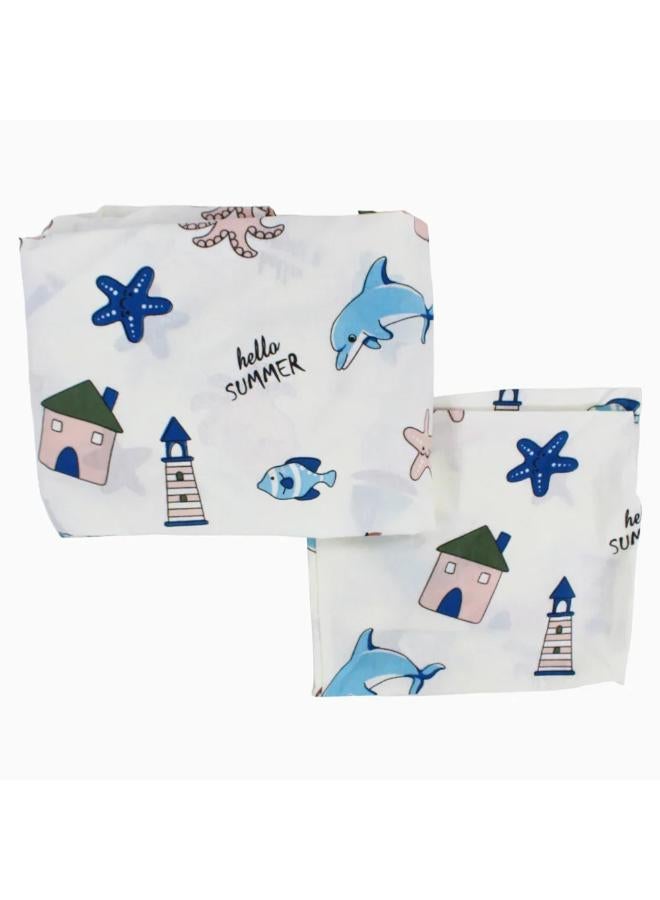 Ourkids Bed Sheets - Under the Sea Print - Image 1