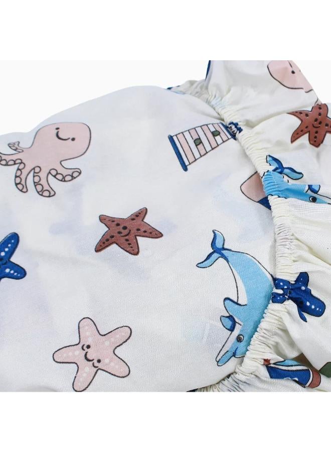 Ourkids Bed Sheets - Under the Sea Print - Image 3