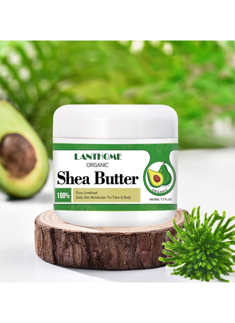 Lanthome Lianbiquan Shea Butter Moisturizing Cream 50g Facial moisturizing, gentle and soft skin Shea Butter  - Image 1