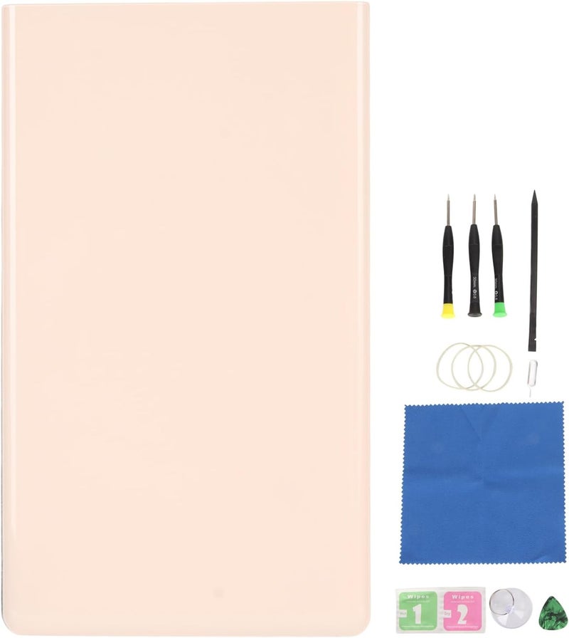 Phone Rear Cover Glass Door Replacement for Pixel 6, Phone Back Glass Cover with Repair Tools Kit, Fit Housing for Pixel 6 Mobile Phones, Includes Skid Bar, Plate, (Pink) - Image 1
