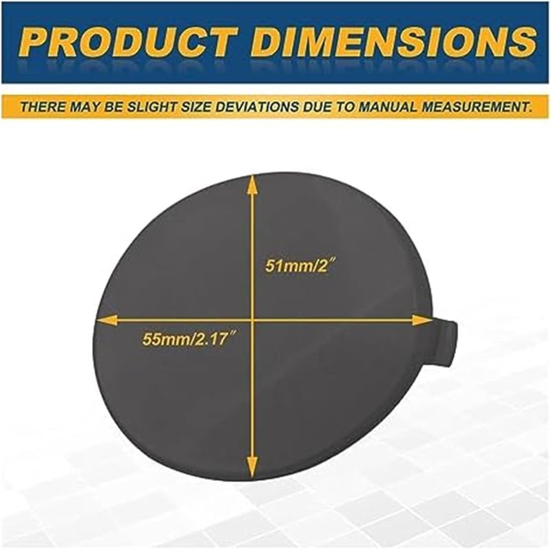 DEMULAX Tow Hook Eye Cover for Ford Focus II MK2 - Image 5