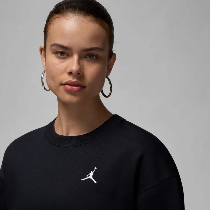 Jordan Black Women's Brooklyn Fleece Sweatshirt for Women | Best Price UAE