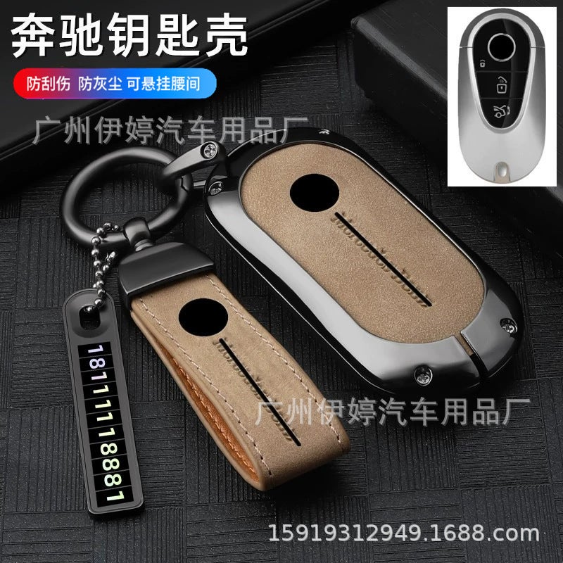 Applicable To Mercedes-Benz'S New E-Class A- Class C- Class Cla/Glc260/E300L/C200L/A180 Metal Key Case Buckle - Image 2
