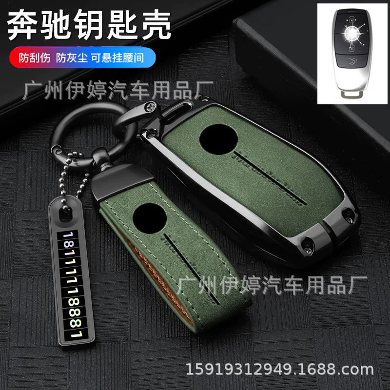Applicable To Mercedes-Benz'S New E-Class A- Class C- Class Cla/Glc260/E300L/C200L/A180 Metal Key Case Buckle - Image 3