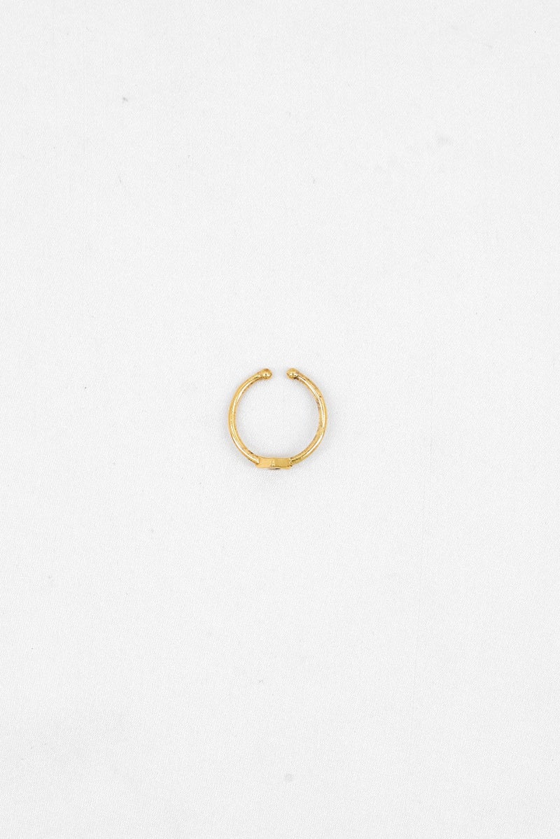 ALEX AND ANI Women Initial Z Adjustable Ring, Gold  - Image 2