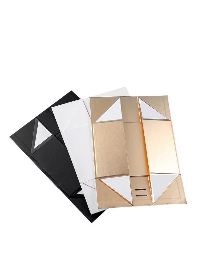 SKT Shiketro Gold Foldable Luxury Magnetic Gift Box With Ribbon, Suitable For Holidays, Birthdays, Anniversaries and Other Occasions - Image 4