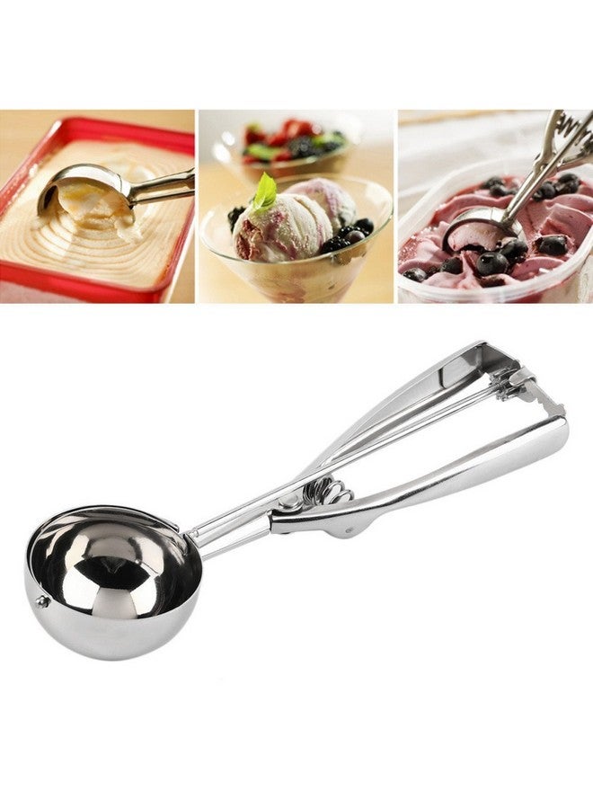 HETZON SALES Ice Cream Serving Scoop | Ice Cream Serving Spoon Scooper with Trigger Release, 5cm Diameter - Image 2
