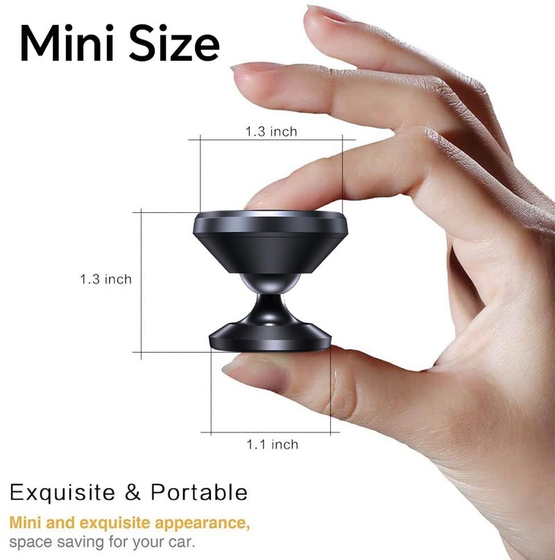 Coolpow【2 Packs 】Magnetic Phone Holder for car【Strong Magnet】phone holders for your car phone holder Mount for Car【4 Metal Plate】Universal Dash cell phone car mount for iphone Samsung car accessories - Image 3