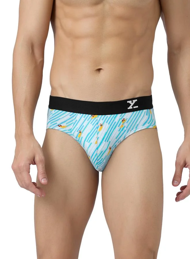 XYXX Pack of 2 - Men Surf Cotton Printed Briefs