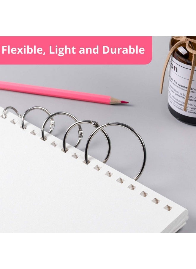 Mr. Pen - Binder Rings, Loose Leaf Binder Ring, 36Pc, Assorted Sizes, Book Binder Rings, Ring Binder Clips, Metal Rings For Index Cards, Rings For Flash Cards, Index Card Rings, Book Rings, Ring Hooks  - Image 4