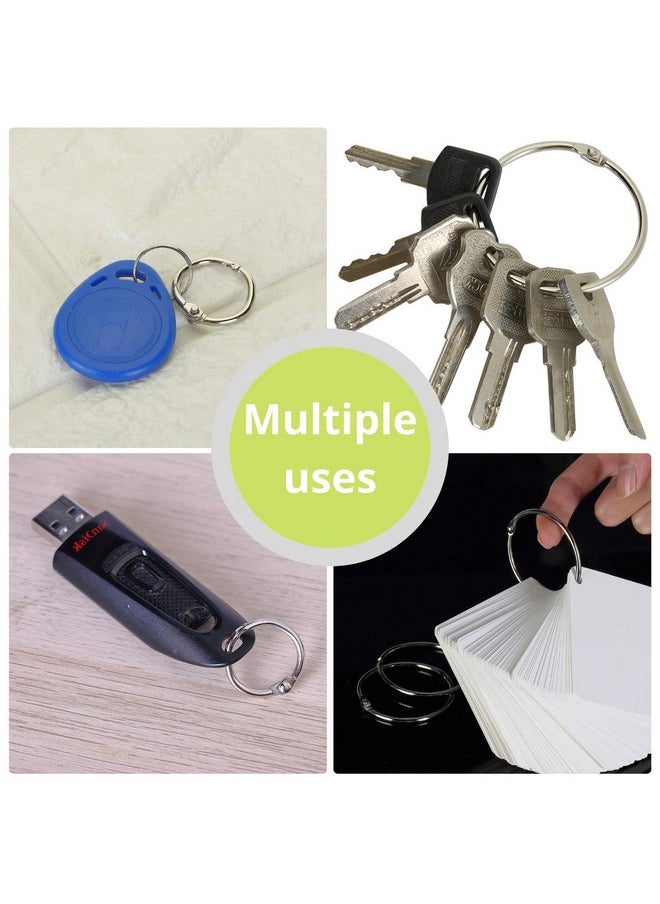 Mr. Pen - Binder Rings, Loose Leaf Binder Ring, 36Pc, Assorted Sizes, Book Binder Rings, Ring Binder Clips, Metal Rings For Index Cards, Rings For Flash Cards, Index Card Rings, Book Rings, Ring Hooks  - Image 5