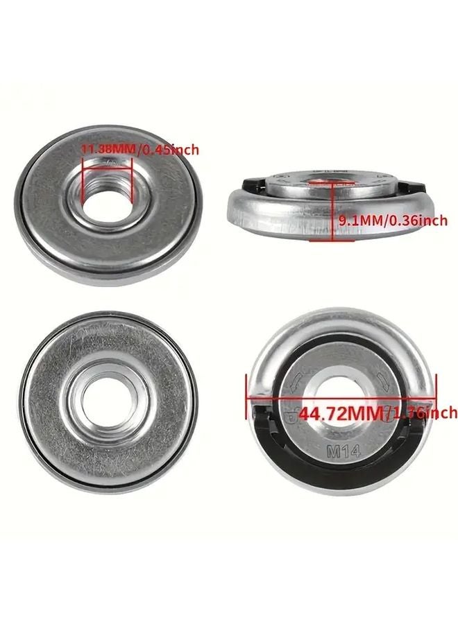 2pcs M10 M14 5 8 11 Thread Quick Release Flange Nut For Angle Grinder Metal Clamping Flange - Image 4