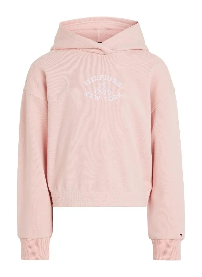 TOMMY HILFIGER MONOTYPE FLOCK HOODIE
