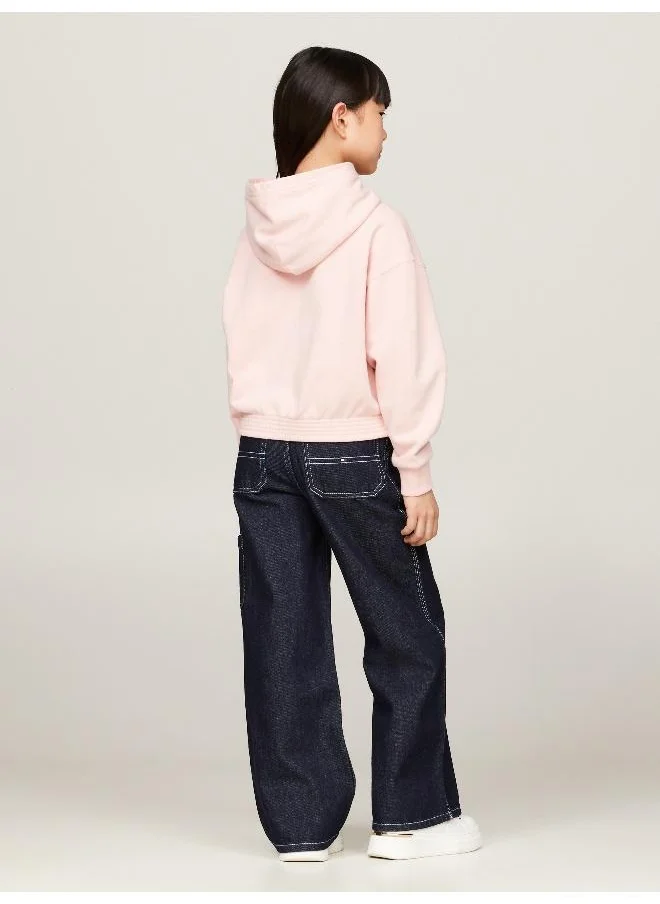 TOMMY HILFIGER MONOTYPE FLOCK HOODIE