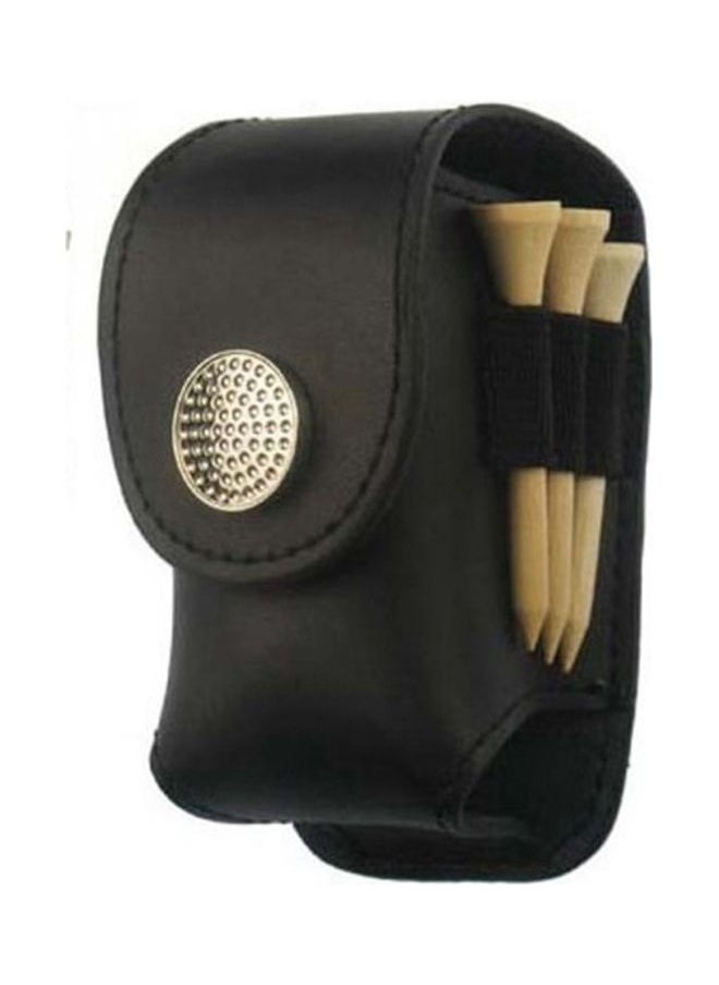 NIBEMINENT - Leather Golf Ball Holder Waist Pouch Bag - Image 1