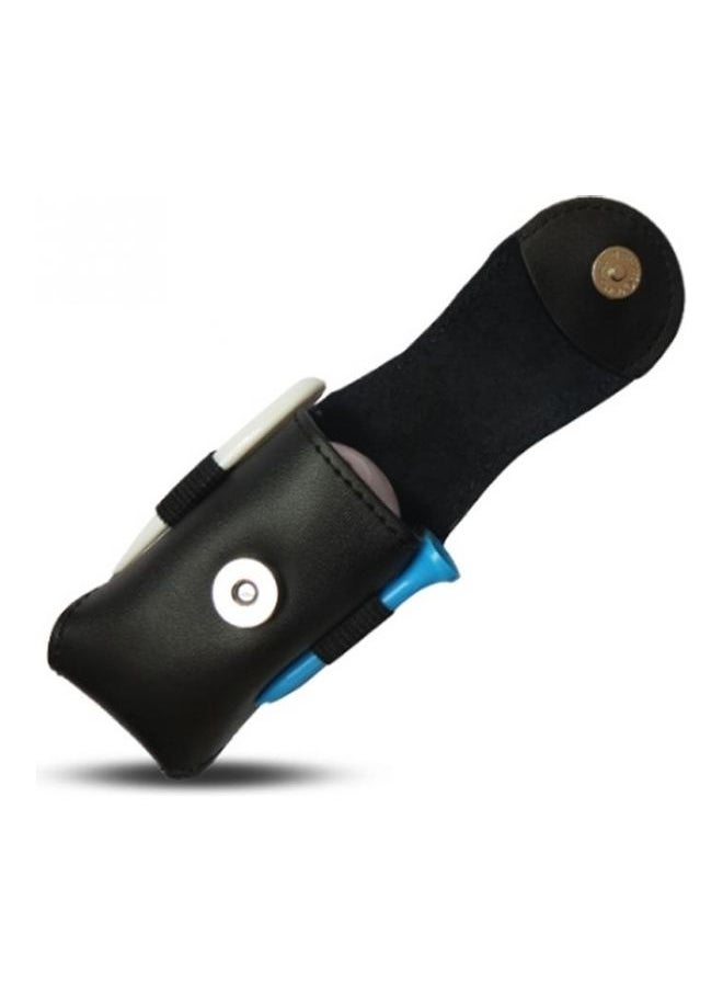 NIBEMINENT - Leather Golf Ball Holder Waist Pouch Bag - Image 1