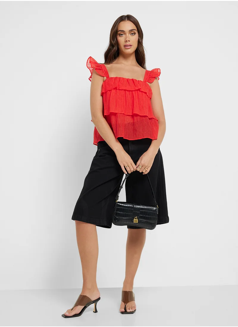 Ginger Ruffle Tiered Flouncy Top