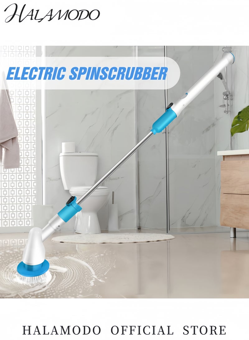 هالامودو ممسحة دوارة (5 قطع) أزرق/أبيض/فضي - Image 2