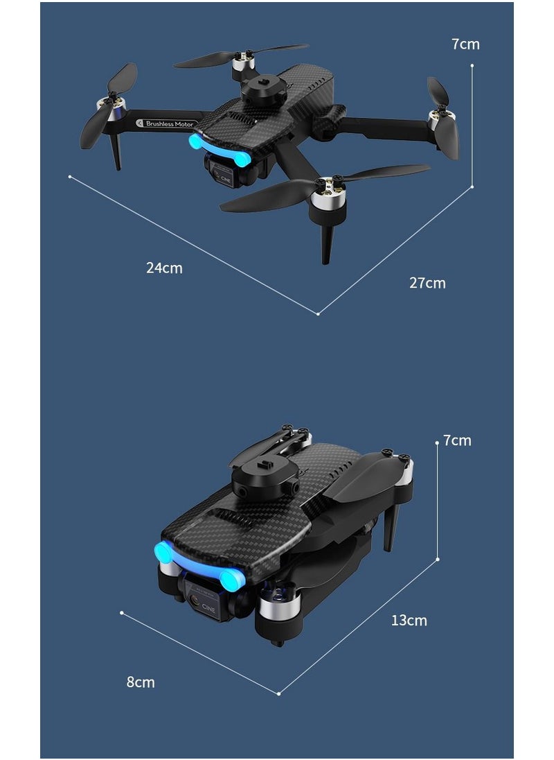 LSRC - XT204 Aerial Photography UAV Brushless Motor Optical Flow with Obstacle Avoidance Quadcopter Remote Control Toy (1 Battery ) - Image 1