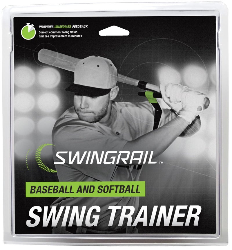SWINGRAIL Baseball/Softball Swing Trainer Aid - Equipment for Batting and Hitting - Image 1