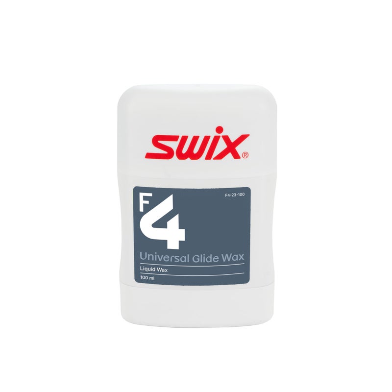 Swix F4 Liquid Glide Wax for Skis & Snowboards – Durable All Conditions Ski Wax & Snowboard Wax – 100 ml