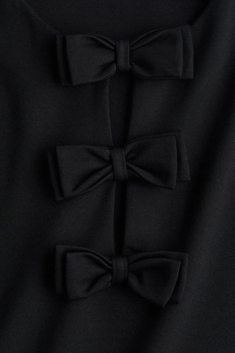 H&M MAMA Bow-detail shift dress