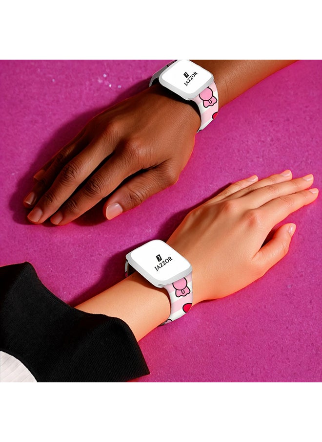 Generic - New Trendy Apple Watch Band & iPhone Case Combo | Playful Gym-to-Office Style | Anti-Fade | Fits iPhone 12/13/14/15/16 & iWatch Series 10/9/8/7/6/5/4/3/2/1/SE/Ultra/Hermès - Image 1