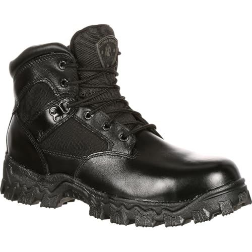 ROCKY Alpha Force Waterproof Public Service Boot, Black, Size 6(WI) - Image 2